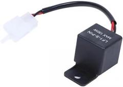 Motorcycle Motor Turn Signal Bulb Hyper Flash For 12A 2Pin Electronic LED Flasher Relay