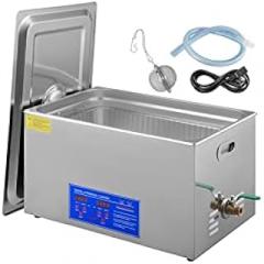 Generic 22L Ultrasonic Cleaner - Portable Deep Cleaning Machine for Jewelry, Dishes, Glasses & Small Parts - Fast, Efficient & Compact Appliance for Home Use, Perfect for Car Parts & Electronics