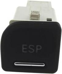 LHD Chrome ESP Electronic Stability Program Parking Switch Button Compatible With A4 S4 B6 B7 RS4 2001-2008 Models