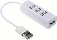 1pcs Electronic Accessories / 4-Port USB 2.0 Independent Switch/Universal for Computer Mouse, Keyboard, and Memory Cards, White