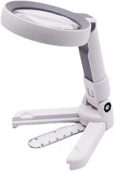 20X Magnifier Lamp Foldable Portable Hand-held Magnifying Glass for Electronic Repair