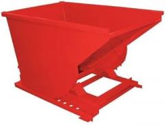 Self Dumping Hopper, Medium Duty, Red