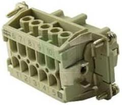 09330102701 HAN 10 Series 10 Position Ground 16 AMP Female Insert - 1 item(s)