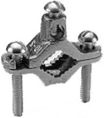 Burndy Pipe Ground Clamp, Solid Cast Bronze, Commercial Type, 2 AWG to 10 AWG Conductor Size - C11D