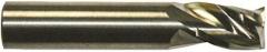 CLEVELAND Cor Rad End Mill,1/4