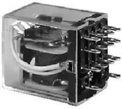 SKMP4C240VAC - Relay, Square Plug in, 4SPDT,