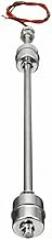 Stainless Steel Vertical Water Level Sensor Float Switch for Liquid Level Control in Tanks with PTFE High Temperature Wire Max 240V AC 50W Easy Install for Electronics Water Treatment(300mm)