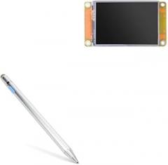 BoxWave Stylus Pen Compatible with Nextion NX3224F024 (2.4 in) - AccuPoint Active Stylus, Electronic Stylus with Ultra Fine Tip - Metallic Silver