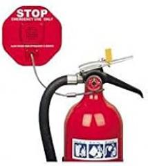 SAFETY TECHNOLOGY INTERNATIONAL Fire Extinguisher Alarm,12V,Polycrbonate