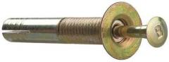 Security Anchor, Pin Drive, 3/8x3 1/2, PK5
