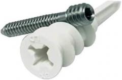Wall Anchor Kit, SS, 3/8 in., for Drywall (2 Pieces)