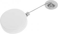 Retractable Cable Security Lock with Remote Control, 1 Meter Steel Wire Rope Anti-Theft Lock with Clip and Iron Cap for Electronics, Luggage, and Accessories