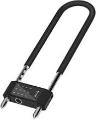 Smart U-Shape Door Lock, Electronic Security Lock with Fingerprint, App Control, Password Combination for Glass Doors