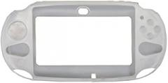 OSTENT Protective Silicone Soft Case Cover Pouch Skin for Sony PS Vita PSV PCH-2000 - Color White