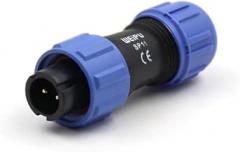 elpart SP11 IP68 Low Voltage 2 3 4 5 Pin Electronic Connector Waterproof DC AC Power Cable Wire Adapter LED Strip Lighting Solar - #elPart2322374 (Color: 2Pin Male Plug)