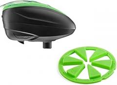 Dye LT-R Electronic Paintball Loader - Lime with Exalt Feedgate (Dye LTR Lime with Exalt Feedgate Lime)