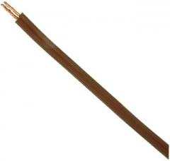 Zip cord lamp cord, 18/2 SPT-1, brown, 100' roll.