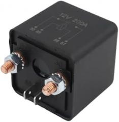 200A Normal Open Heavy Duty Car Truck Starter Relay Terminals ON/OFF Relay Car Truck electronic starter Battery Switch(Coil DC12V)