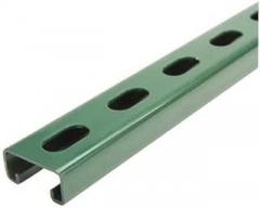 Strut Chan, 2 ft. L, Half Slotted, 14 Gauge (4 Pieces)