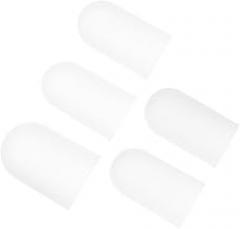 5pcs Silicone Finger Caps Heat Resistant Non-Slip Fingertips Protective Sleeves for Daily Use Comfortable and Easy to Replace for Crafts and Electronics