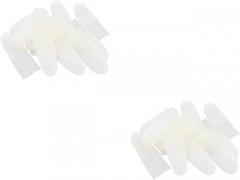 VALICLUD 300pcs Disposable Static for Electronics Repair Rubber Sleeves Flexible for Crafts and Kitchen Use