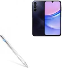 BoxWave Stylus Pen Compatible with Samsung Galaxy A16 - AccuPoint Active Stylus, Electronic Stylus with Ultra Fine Tip - Metallic Silver
