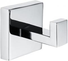 Wall Mounted Bathroom Accessory - Heavy-Duty Chrome Towel Rack, Soap Dish, Toothbrush, Toilet Brush, Hook(Robe Hook)