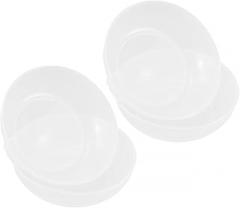 PRETYZOOM 4pcs Electronic Scale Accessories Weighing Pans Plastic Measuring Tray for Cooking Jewelry