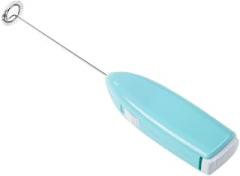 Milk Frother Handheld Mixer Foamer Coffee Maker Egg Beater Chocolate/Cappuccino Stirrer Mini Portable Blender Kitchen Whisk Tool(blue)