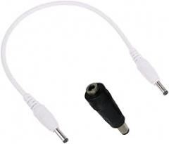 Long Lasting DC3.5x1.35mm Power Adapter Cord for Electronic Devices 20cm