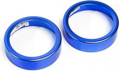 Air AC Conditioner Knob Decorative Cover Rings for Lada Vesta Xray Cross Sedan Universal Sport SW Cross (Color : 2 Rings Blue)