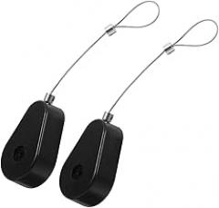 Zerodeko 2Pcs Telescopic Lost Wire Case Automatic Retractable Theft Cable Box for Small Electronics Construction