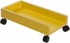 ENGENDER PC Stand CPU Stand with Protection Side Computer CPU Stand Cart 4 Casters Under The Table Computer Stand Computer Tower Stand(C)