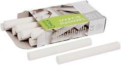 Chalkboard Chalk, L: 8 cm, D: 10 cm, white, 10x10pcs