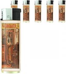 Refillable Electronic Lighter Set of 5 Pieces D-117 The Shoemaker Comedy