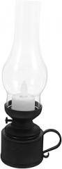 PRETYZOOM Vintage Electronic Kerosene Lamp Decorative LED Candle Lamp for Home Tabletop Desk Indoor Use Antique Design for Romantic Atmosphere for Emergencies Festive