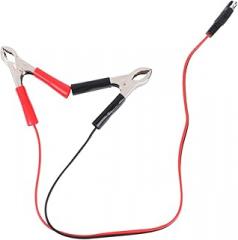 TIDTALEO 24v Sae to Alligator Clips Adapter Cable Power Supply for Motorcycle Solar Panel Car Battery and Electronics Connection
