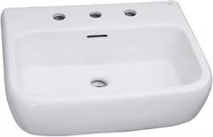 Metropolitan 520 Wall-Hung Bathroom Sink in White 4-948WH