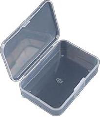 Transparent Plastic Storage Box Organizer for Small Tools and Electronic Components(5.5x5.5x2cm)