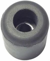 Bumper, 5/8in., Black, Rubber, PK10