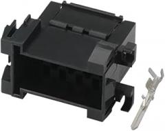 CHAOF 1Set 10 Pin Car Harness Plastic Wiring Connector Electronic 2.8 mm Auto Male Female Electrical Cable 1-929505-4 929504-4(DJ7101B-2.8-11,1 Set)