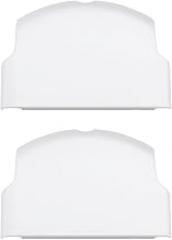 SING F LTD 2PCS Replacement Battery Door Covers Cases Protectors Compatible with Sony PSP 2000 2003 2004 3000 3003 3004 White Plastic Console Accessories