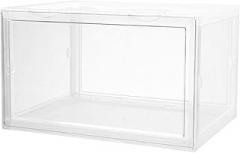 Milisten Shoe Box with Magnetic Door Dustproof Shoe Storage Container for Home Closet and Sneaker Collection