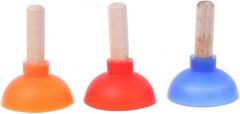 1PCS Toilet Shape Plunger Holder Sucker Stand for Cellphone Small Electronic Devices (Color Random)