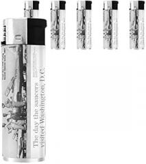 Refillable Electronic Lighter Set of 5 Pieces D-188 The Day The Saucers Visited Washington D.C.