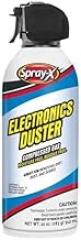 Spray X Compressed A'ir Duster for Electronics, 10 oz. 1 Pack