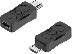 fengpeng 1-10PCS USB to Micro Type-C Adapter Converter USB Male Female for Phone Tablet Camera Charging Adaptor(Micro M-Mini USB F,1 PCS)