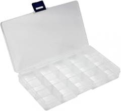 10 Grid Can Be Remov Transparent Plastic Small Box Kit Storage Box Jewelry Box Electronic Components Parts Finishing Box