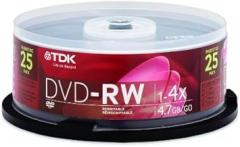TDK DVD-RW 4X 4.7GB (25-Pack Spindle)