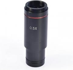 Microscopes Equipment 0.5X C Mount Microscope Adapter 23.2mm Electronic Eyepiece Reduction Lens